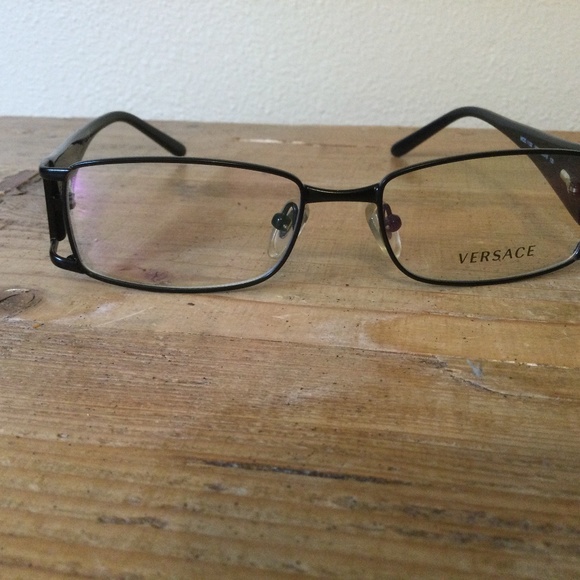 VERSAGE Rectangular Eyeglass Frames Made In Italy - Picture 1 of 6